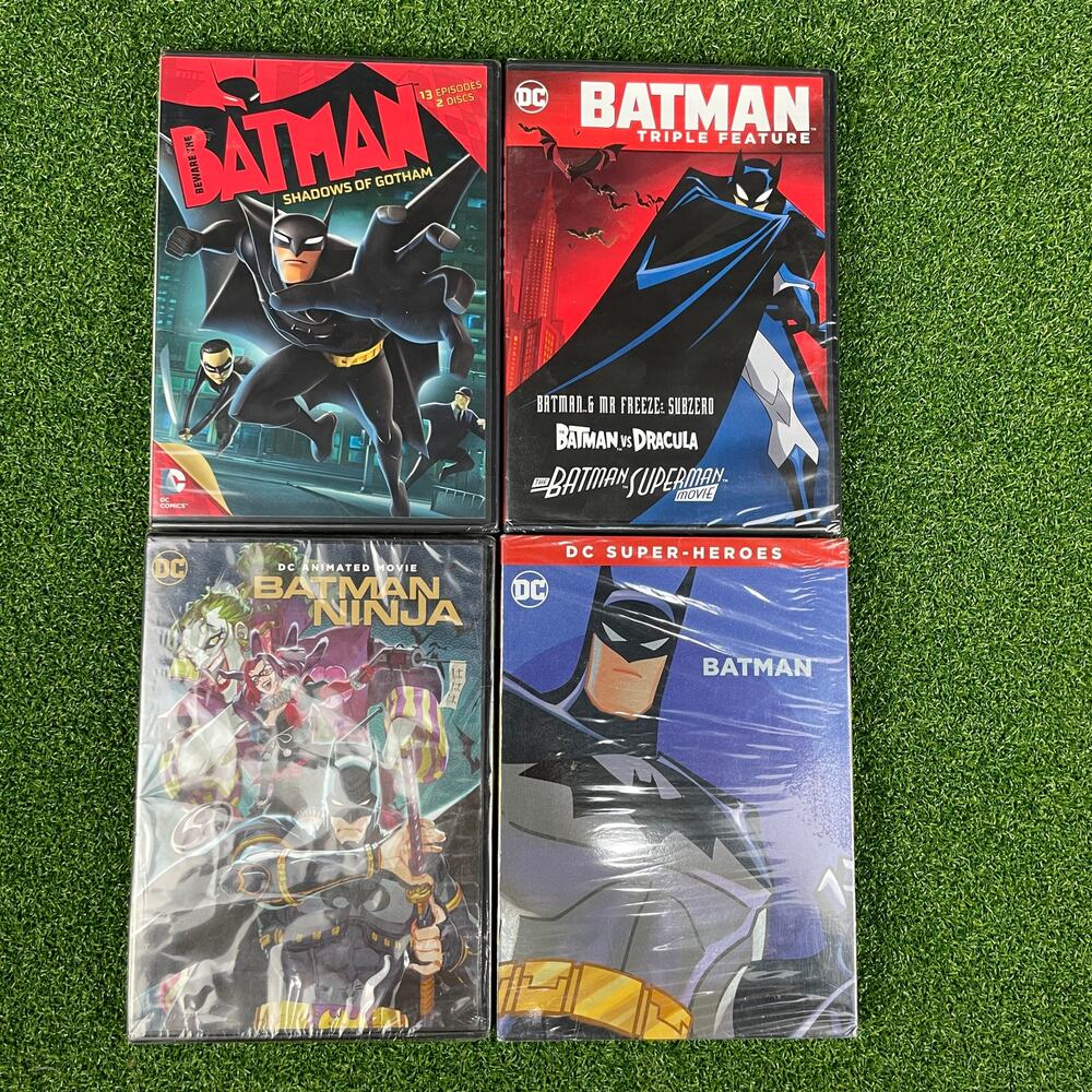 Lot of 4 DC Super Heroes Batman Shadows of Gotham Triple Feature Ninja
